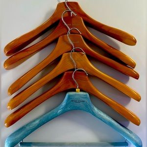 Set of 6 Vintage Peter millar hangers
